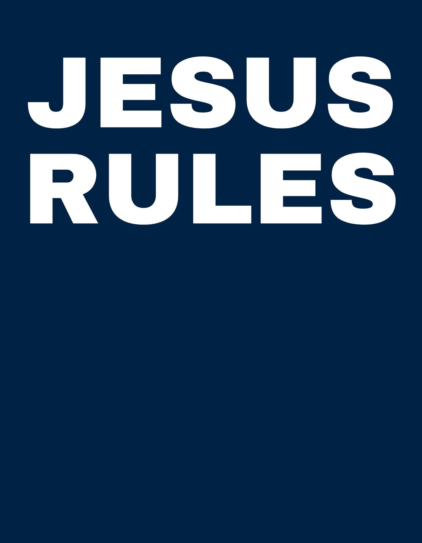 Original JESUS RULES T-Shirt