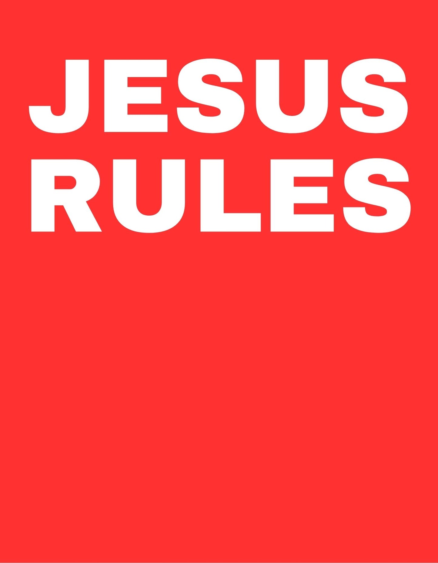 Original JESUS RULES T-Shirt