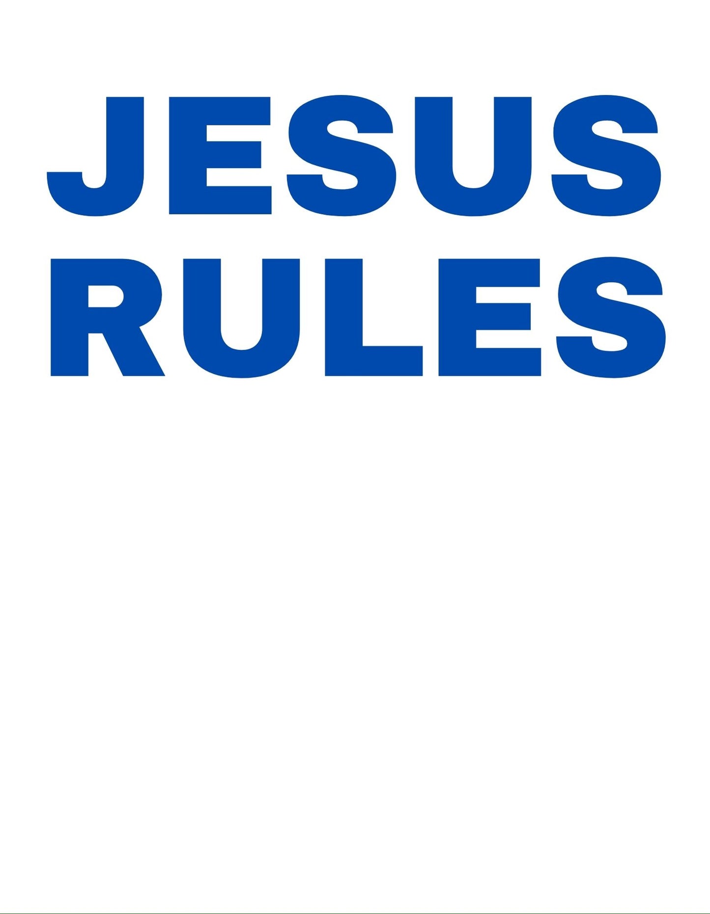 Original JESUS RULES T-Shirt