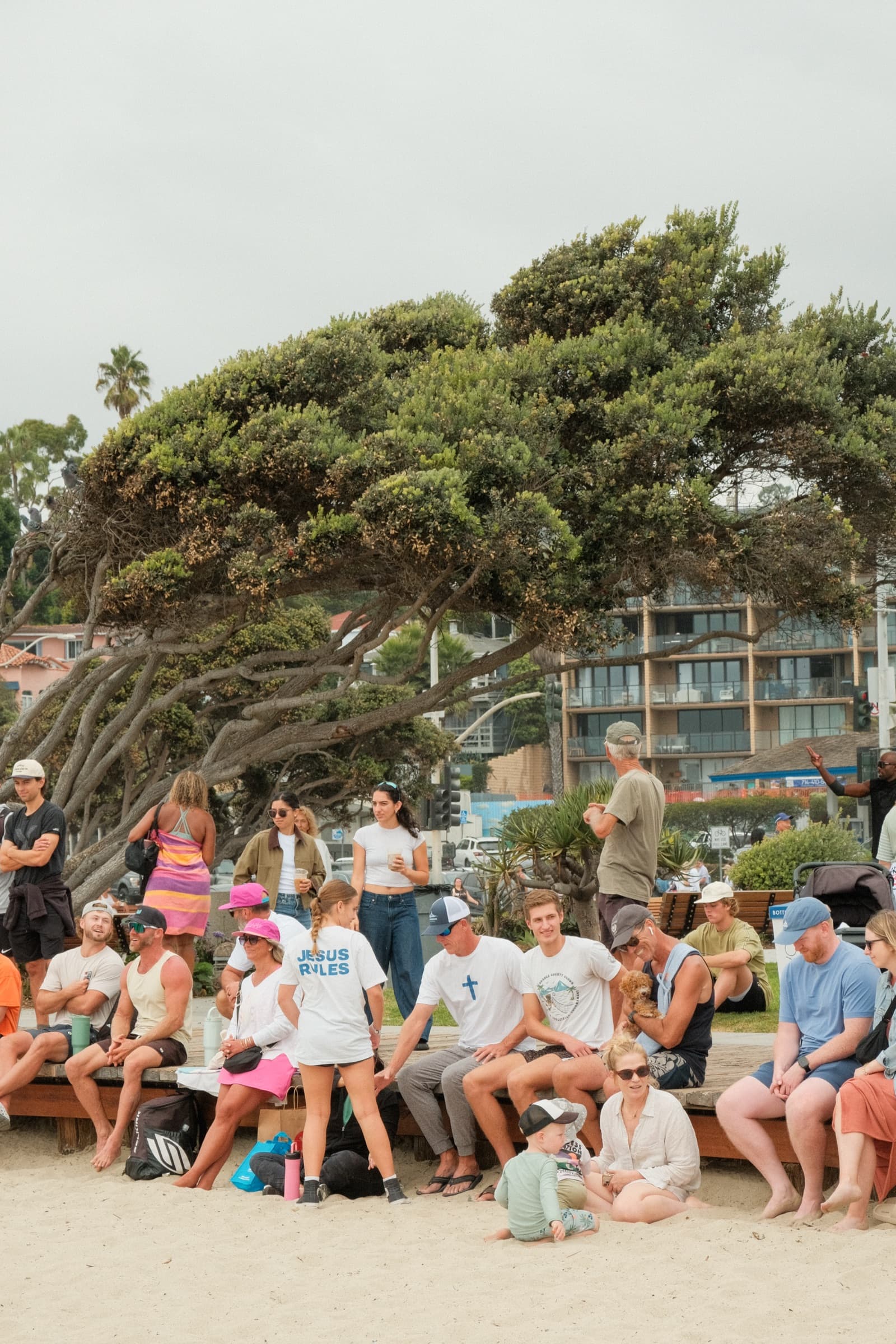 Community gathering at Jesus Rules tournament