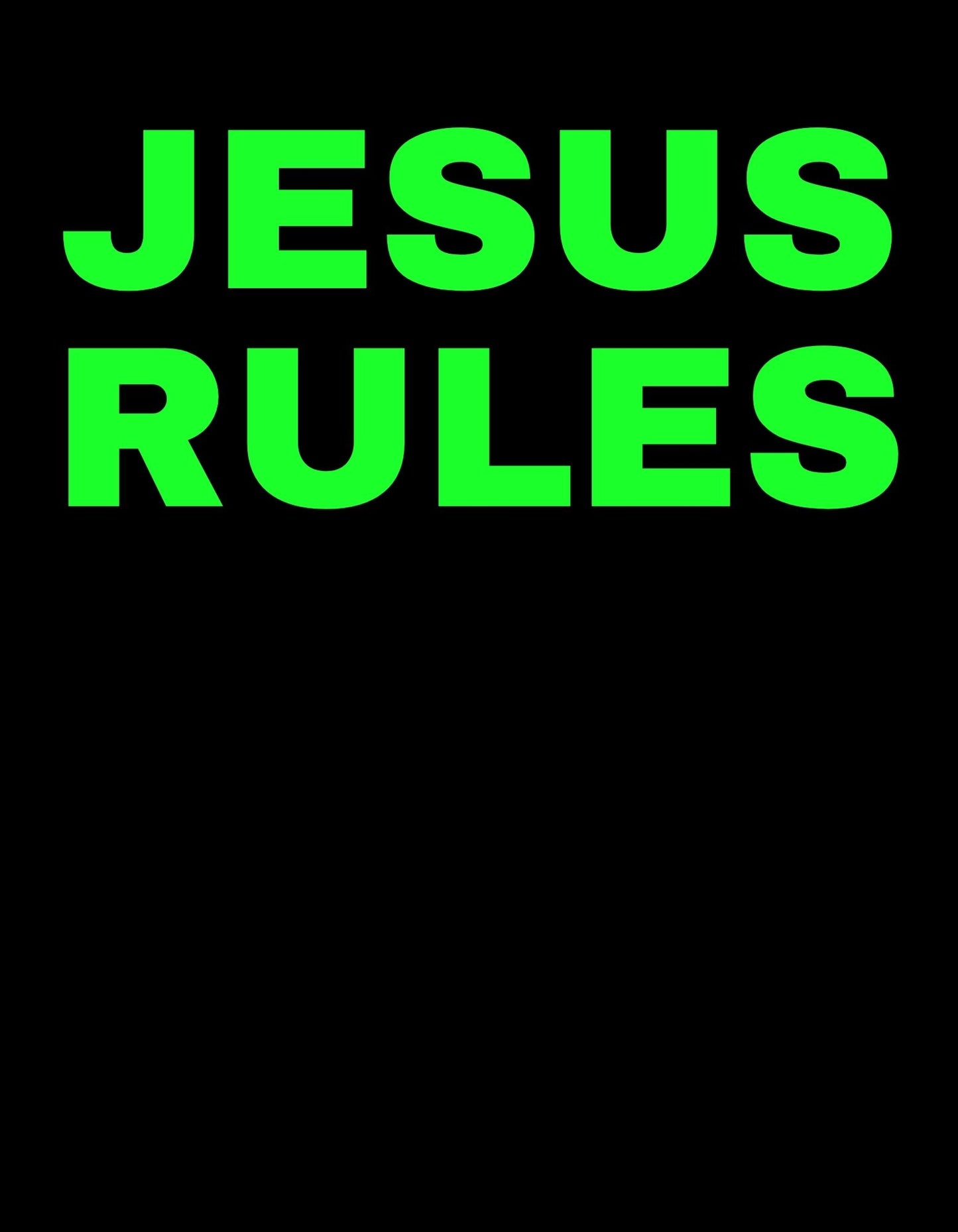 Original JESUS RULES T-Shirt