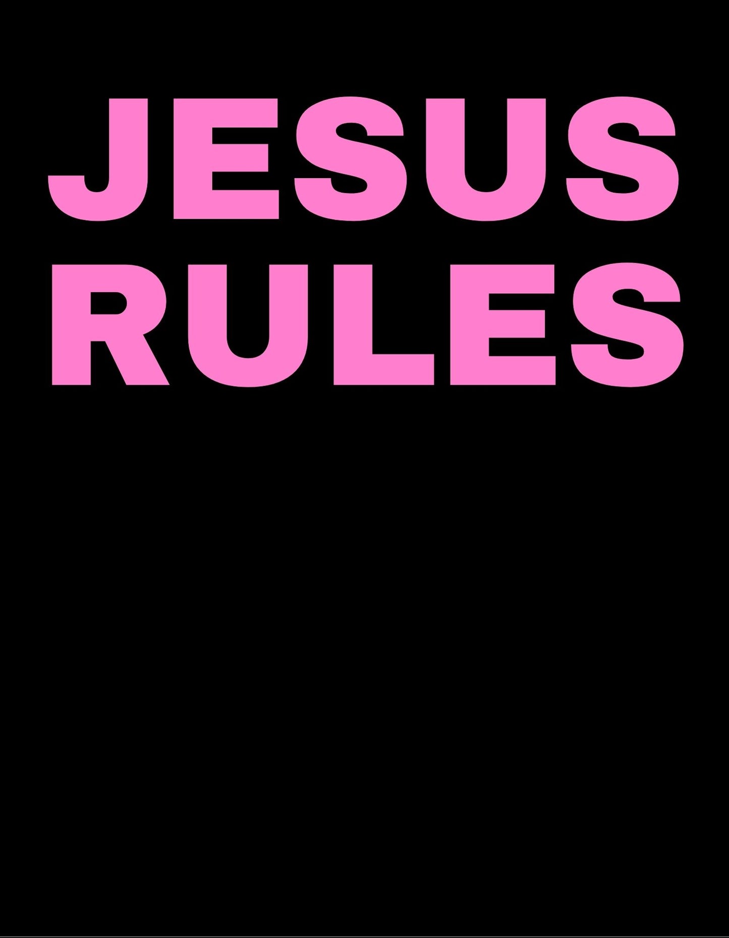 Original JESUS RULES T-Shirt
